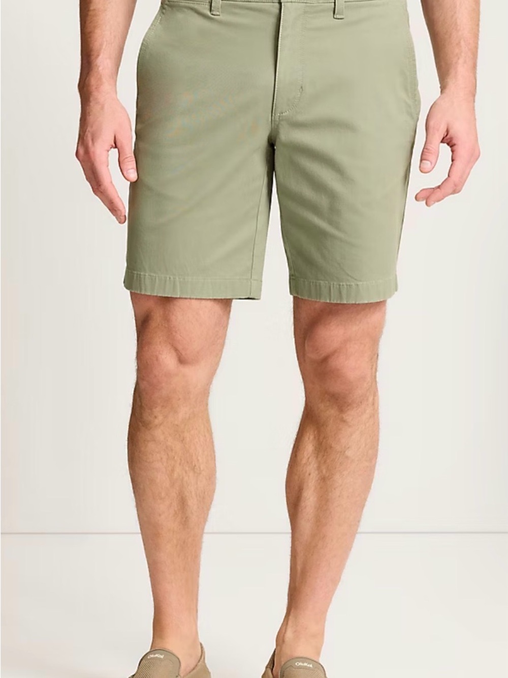 Tommy Bahama Boracay Island Chino Olive Soapstone Flat-Front Shorts